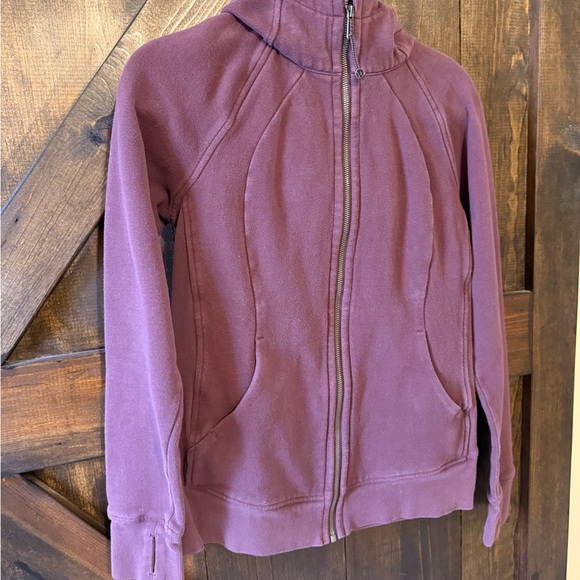 lululemon athletica Tops - lululemon athletica womens Plum zip up Hoodie